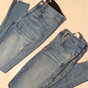 LuLaRoe Denim Ankle Distressed Skinny Size 24 plus FREE Good American Size 2/26